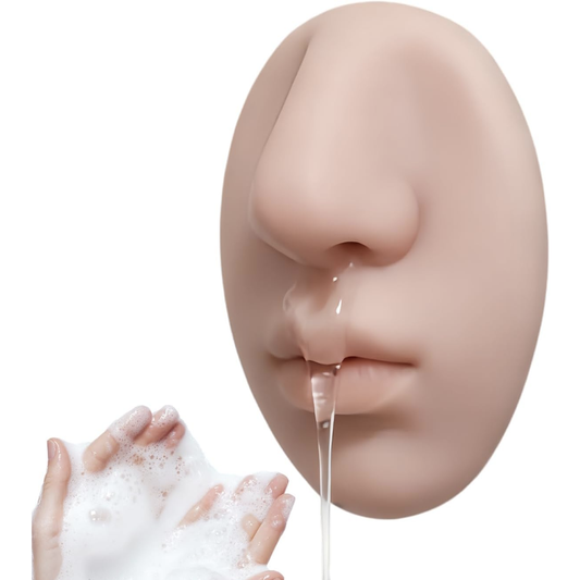 Dispensador de jabón con forma de nariz